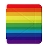 front view of personalized Kobo case with Rainbow design