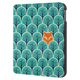 swap front and back view of personalized KOBO case and Fox Fun design - swap