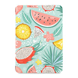 the front view of Personalized Samsung Galaxy Tab Case with Tropical Fruits design