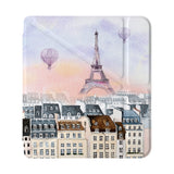 front view of personalized Kobo case with Travel design