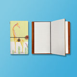 the front top view of midori style traveler's notebook with Cute Animal 2 design