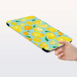 a hand is holding the Personalized Samsung Galaxy Tab Case with Fruit design