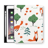 frontview of personalized iPad folio case with 7 design