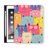 frontview of personalized iPad folio case with 2 design