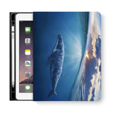 frontview of personalized iPad folio case with 5 design