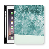 frontview of personalized iPad folio case with 3 design