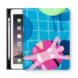 frontview of personalized iPad folio case with 3 design