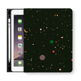 frontview of personalized iPad folio case with 4 design