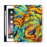 frontview of personalized iPad folio case with 6 design