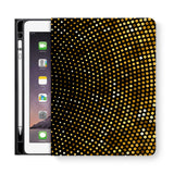 frontview of personalized iPad folio case with 5 design