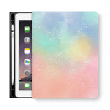 frontview of personalized iPad folio case with 3 design