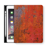 frontview of personalized iPad folio case with 6 design