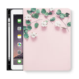 frontview of personalized iPad folio case with 4 design