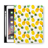 frontview of personalized iPad folio case with 2 design