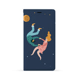 Front Side of Personalized Huawei Wallet Case with 3 design