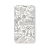 Front Side of Personalized Samsung Galaxy Wallet Case with 2 design