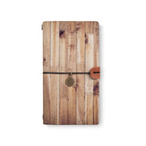 the front top view of midori style traveler's notebook with 6 design