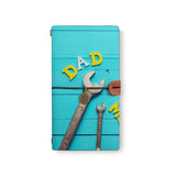 the front top view of midori style traveler's notebook with 3 design