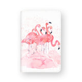 front view of personalized RFID blocking passport travel wallet with 04 design