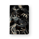 front view of personalized RFID blocking passport travel wallet with 07 design