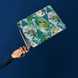 personalized microsoft laptop case features a lightweight two-piece design and Tropical Leaves print