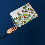 personalized microsoft laptop case features a lightweight two-piece design and Leaves print