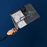 personalized microsoft laptop case features a lightweight two-piece design and IT Geek print