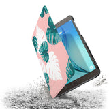 the drop protection feature of Personalized Samsung Galaxy Tab Case with Pink Flower 2 design