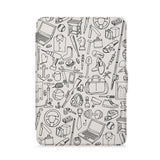 front view of personalized kindle paperwhite case with 06 design - swap